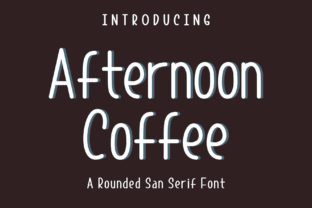 Afternoon Coffee Font Review for Casual Brand Campaigns