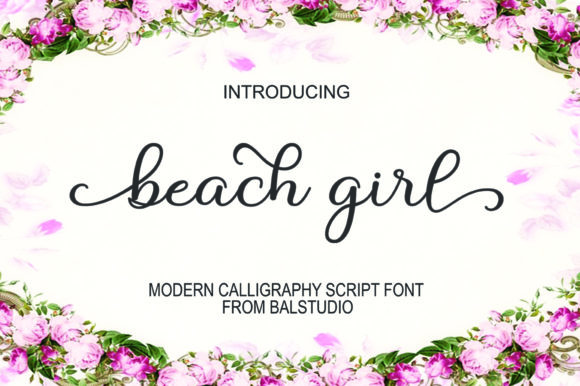 Beach Girl Font: Elevate Your Brand with Elegant Script