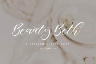 Beauty Beth: A Stylish Script Font for Elegant Branding