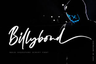 Billybond: A Bold Signature Font for Editorial Impact