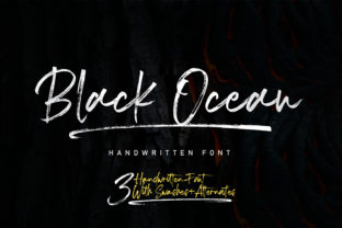 Black Ocean: A Modern Script Font for Bold Branding