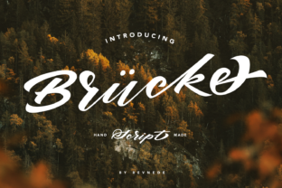 Brucke: A Modern Script Font for Handmade Branding