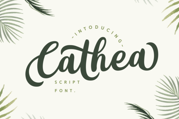 Cathea Font: Bold Script for Modern Web Design