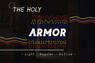 Designing Elegant Layouts with The Holy Armor Typeface