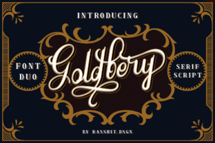 Elevate Your Brand Identity with the Goldbery Script Font