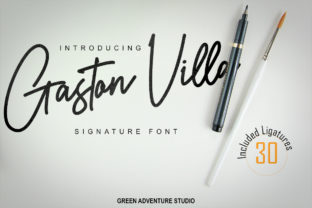 Gaston Villa Font: Elevate Your Brand with Luxury Script
