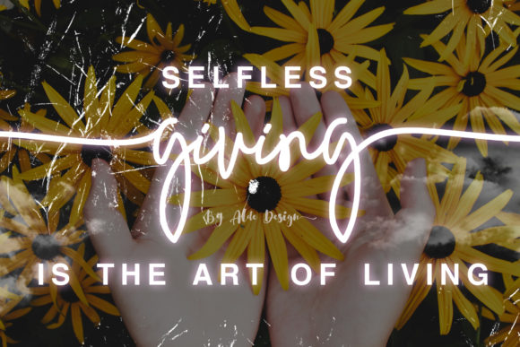 Giving Script: The Perfect Typeface for Elegant Branding