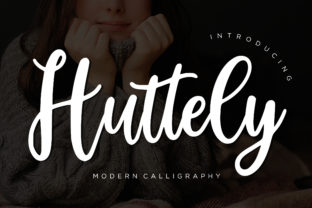 Huttely: The Modern Script Font for Polished Branding