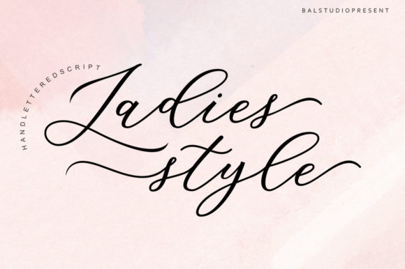 Ladies Style Font Review: Bold Script for Branding