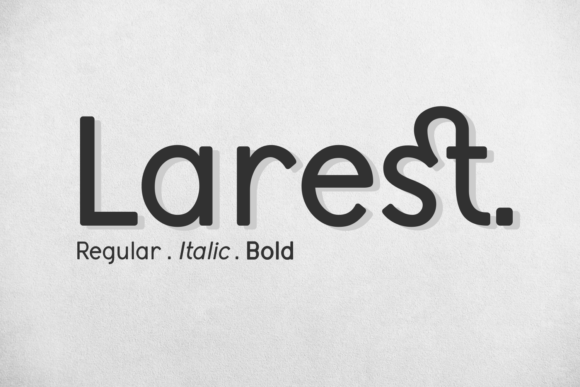Larest: A Modern Sans Serif Font for Small Business Branding