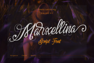 Marxellina: A Script Handwritten Font for Editorial Elegance