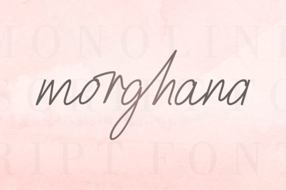 Morghana Font: A Sweet Script for Handmade Brands