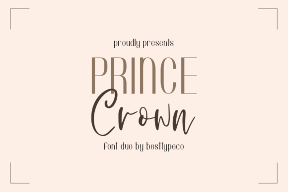 Prince Crown: A Modern Script Handwritten Font for Editors