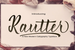 Rautter: A Modern Script Font for Handmade Brands