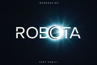 Robota: A Futuristic Sans Serif Font for Modern Makers