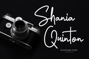 Shania Quinton: A Signature Script Font for Branding