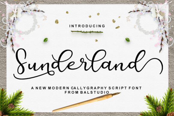 Sunderland Font Review: Bold Script for Branding